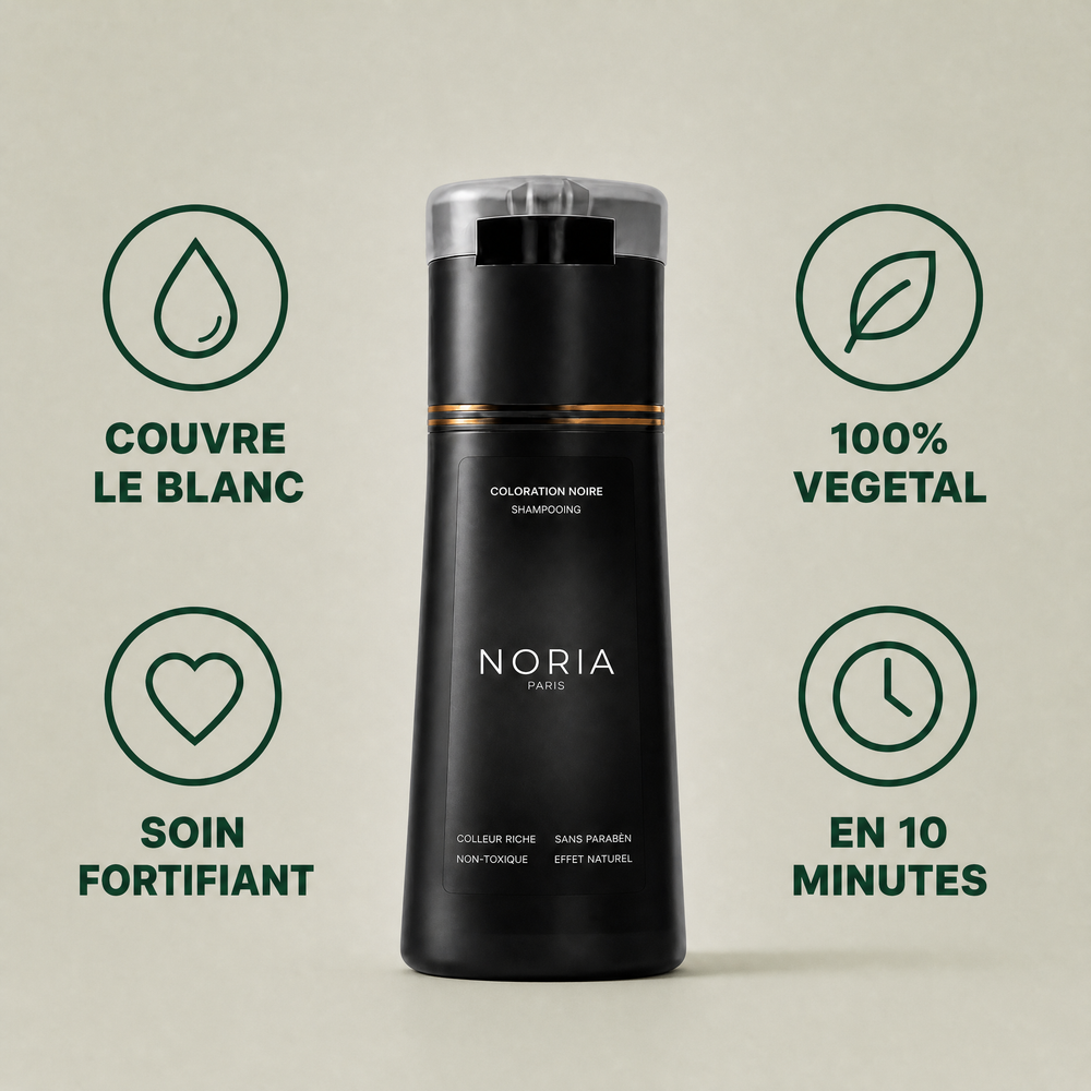 Shampoing cheveux blancs | Noir