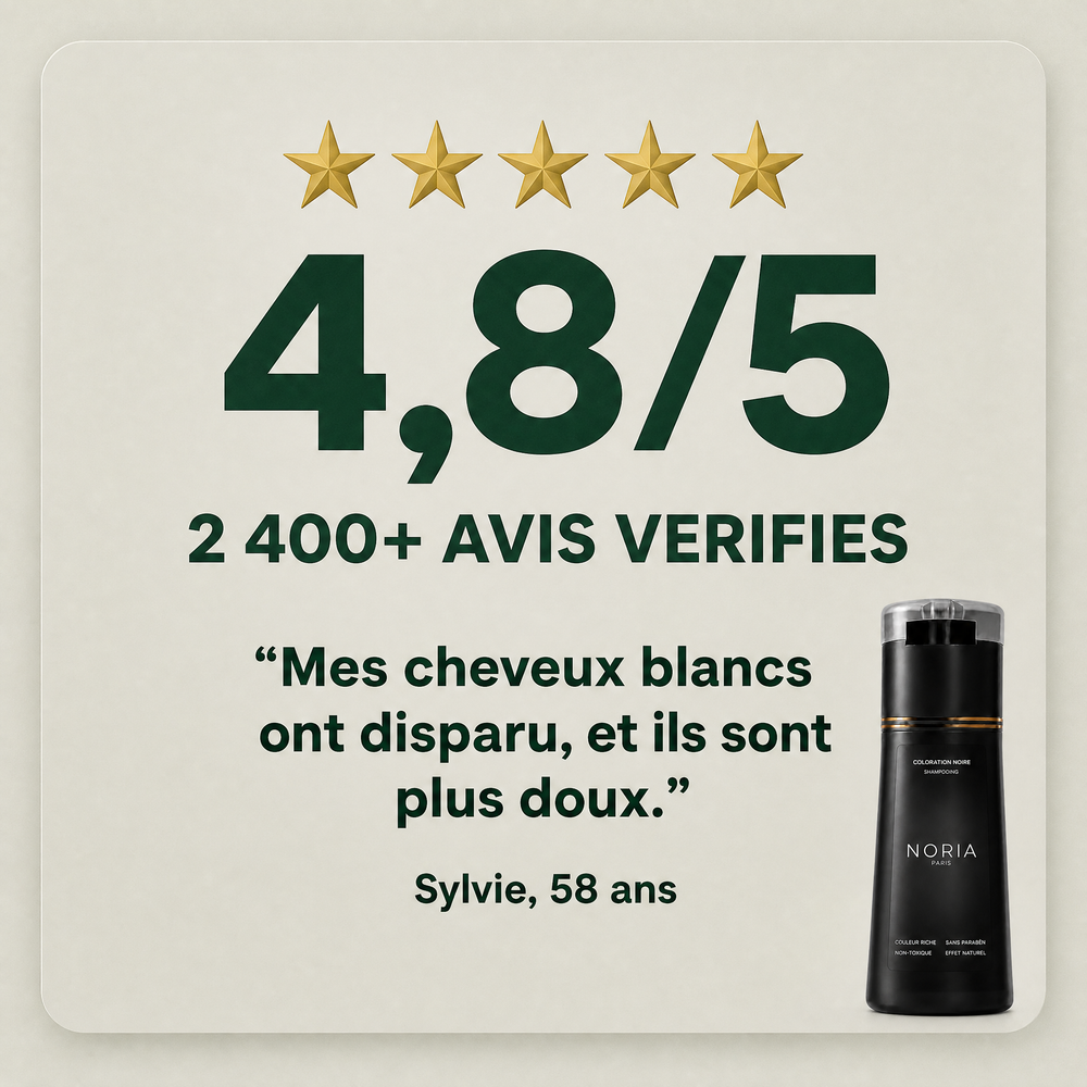 Shampoing cheveux blancs | Noir
